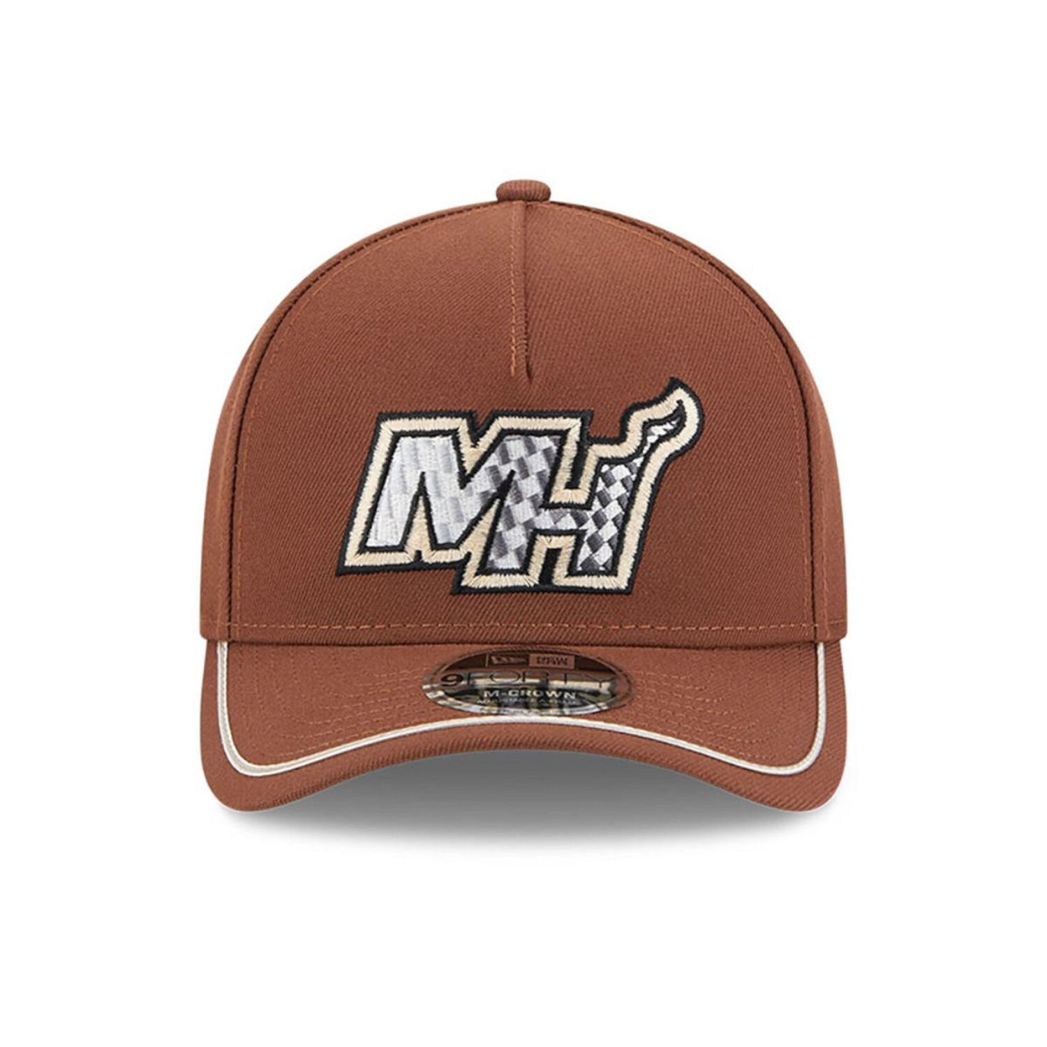 Gorra 9forty Miami Heat Nba New Era Motorsport Dark Brown image number 2.0
